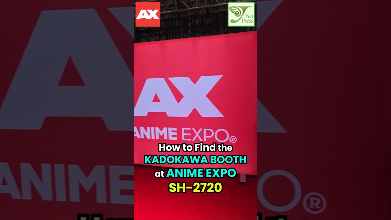 Guia prático mostra como encontrar o estande da kadokawa na anime expo