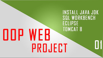 OOP Web Project 01|Install eclipse |tomcat |java JDK |SQL workbench