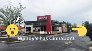 Trying Cinnabon at Wendy's