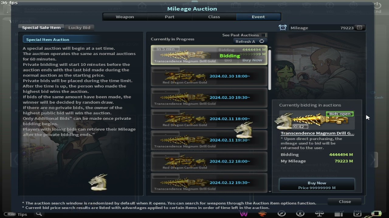 【CSNS】Transcendence Magnum Drill Gold