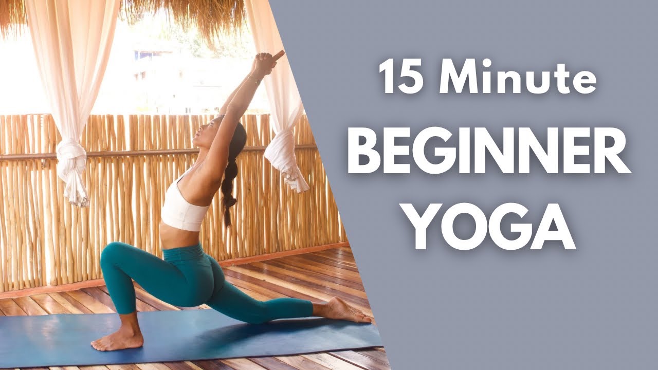 Yoga Flow for Beginners - 15 Minute Beginner Vinyasa - YouTube