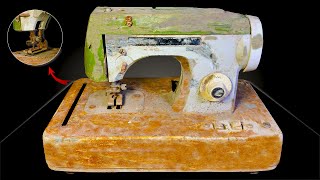 Rusty Antique SINGER Sewing Machine Restoration & Testing