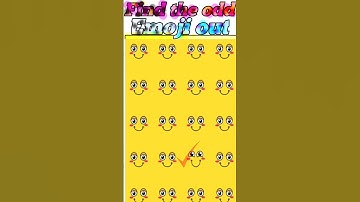 Memory Test🤯 || Find The Odd Emoji Out || Emoji Puzzle Quiz🧐 || part 6 ||  #shorts #quiztime