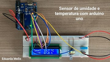 Sensor de umidade e temperatura com arduino uno