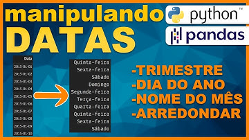 Extraindo informações de DATAS - PANDAS - Python