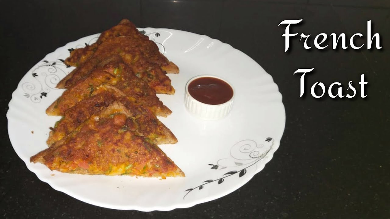 Veg French Toast Besan Toast French Toast Besan Bread Toast