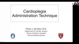 Cardioplegia administration technique