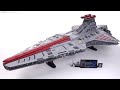 LEGO Star Wars UCS Venator independent review! Worthy Republic Cruiser / Star Destroyer mega-model