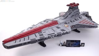 LEGO Star Wars UCS Venator independent review! Worthy Republic Cruiser / Star Destroyer megamodel