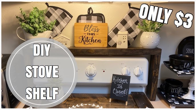 DIY Over-the-Sink Pine Shelf & Self-Draining Dish Rack 