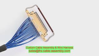 Micro Coaxial LVDS Cable I-PEX 1653-020B Custom Micro Coaxial Cable IPEX IPEX 20320-030T-11