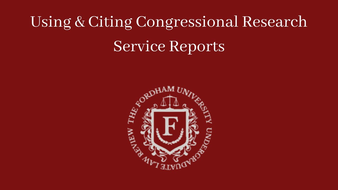 congressional research service reports 2022