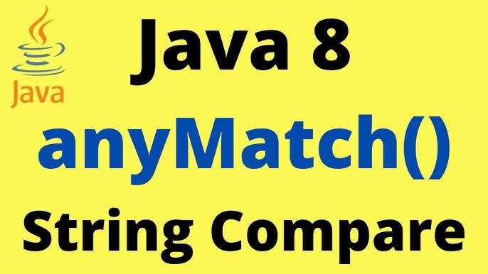 Java String Compareto Youtube How To Compare Strings In Java [14