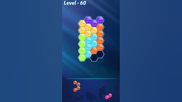 BLOCK! Hexa Puzzle! Rainbow A Level 60 (Basic) - Lösung Solution Walkthrough