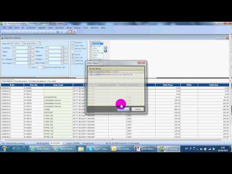 A049 Picking List Sales Price History PnL By Doc - SQL Accounting Software