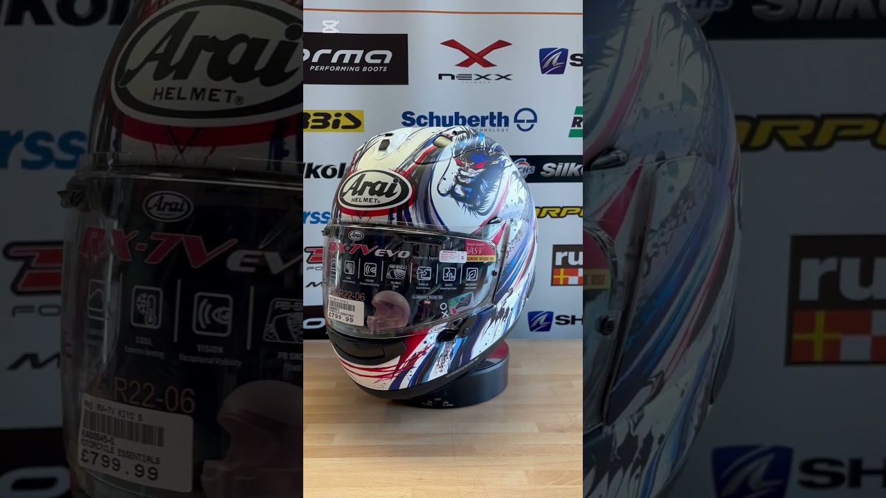 🔸ARAI RX7 EVO KIYONARI TRICO🔸 #helmet #arai #shorts #new