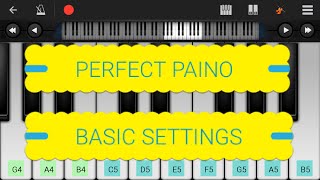 Basic Settings - Perfect Piano App |Piano Keyboard|Piano Lessons|Piano Music|learn piano Online screenshot 1