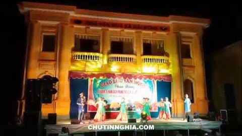 Văn nghệ chào mừng cách mạng tháng 8 và Quốc khánh 2 - 9 của xã Hải Hưng