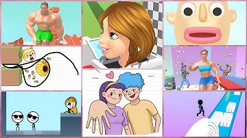 Help Me:Tricky Puzzle Sandwich Runner Stickman Thief Slice It All Save the Doge Gameplay android,ios