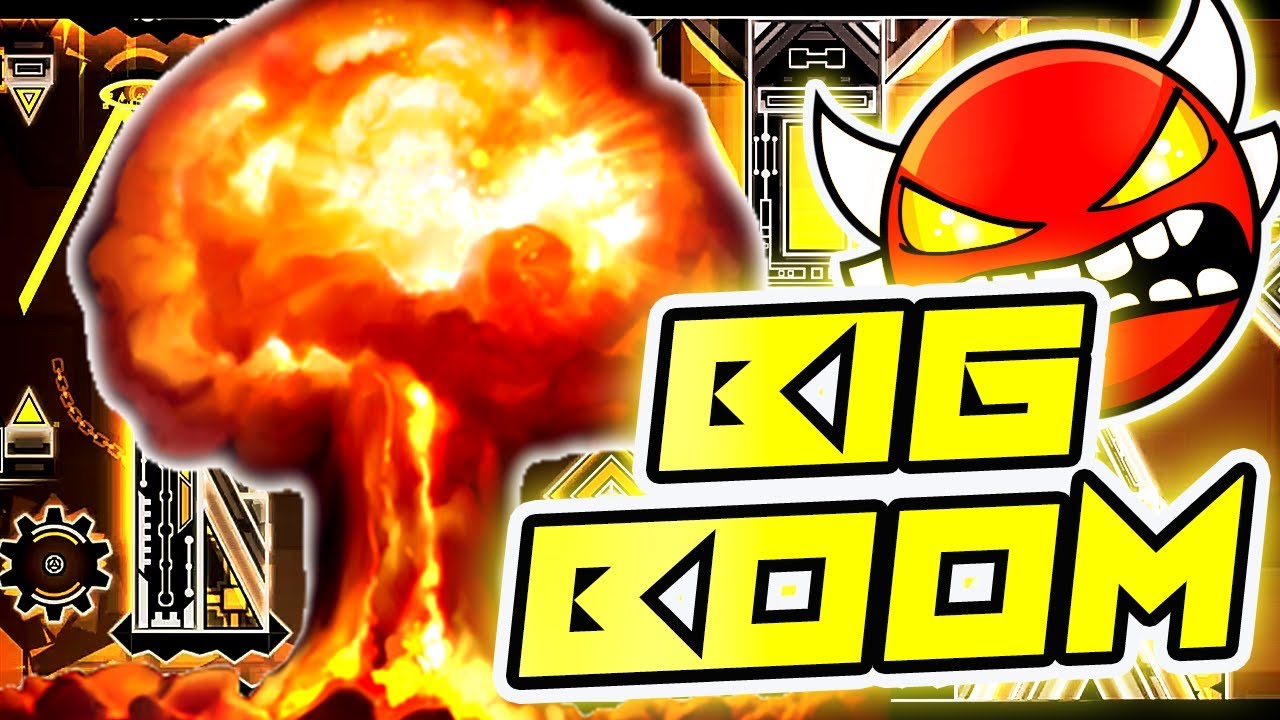 Best Synced Demon Geometry Dash ~ Big Boom By Pennutoh Youtube 