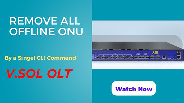 Remove all offline ONU by a singel  command on V-SOL Epon OLT | OLT | VSOL | GPON | Network | ISP