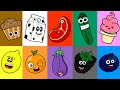 Food and Colors Song | English Tree TV