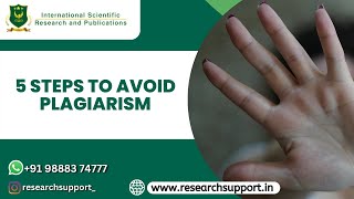 5 Steps on how to avoid plagiarism with examples #plagiarism