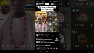 IFA Mo geography live with baba oba