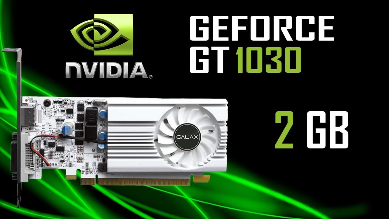 GT 1030 2GB Galax White | Unboxing e Review - YouTube