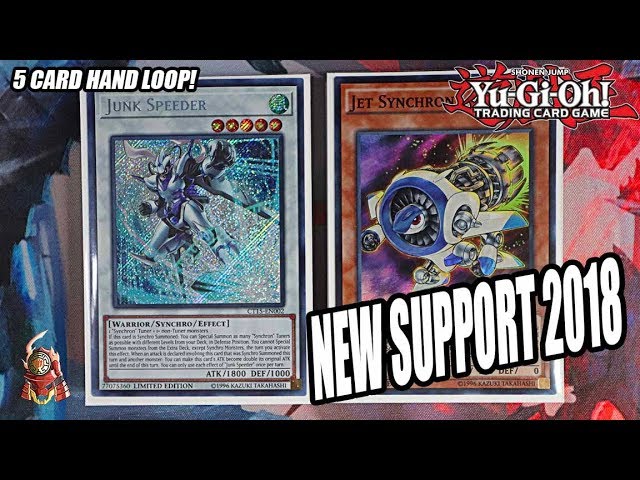 Yu-Gi-Oh! BEST! JUNK SPEEDER SYNCHRON DECK PROFILE + 5 CARD HAND LOOP  COMBO! BROKEN (SEPTEMBER 2018)