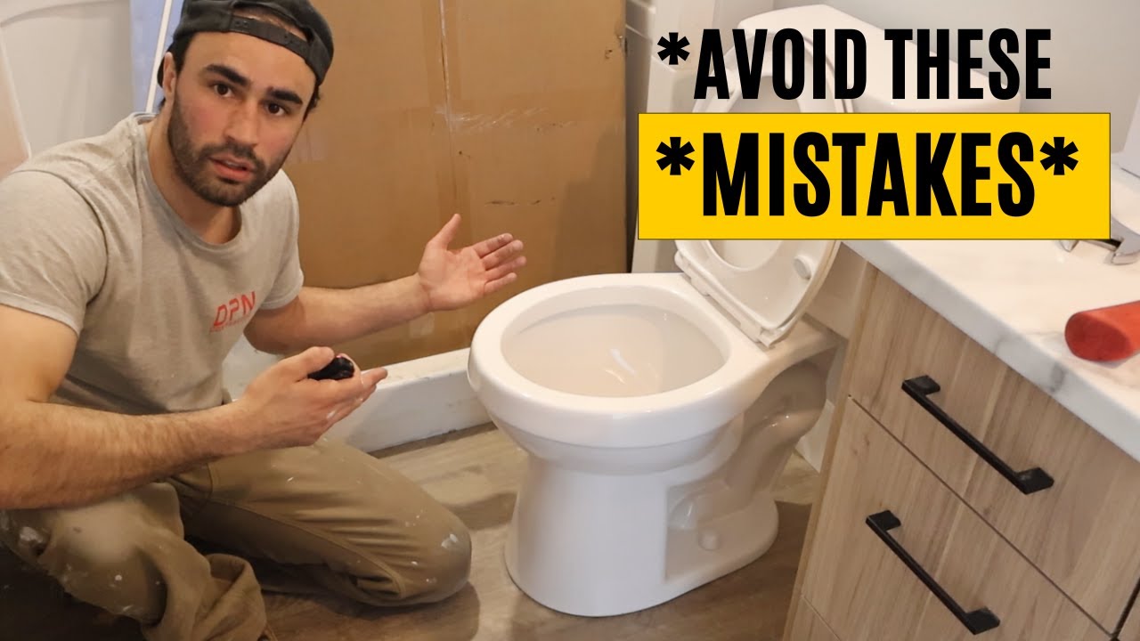 *SIMPLE* DIY How To Easily Install a Toilet By Yourself - Step-by-Step Guide For Home Owners