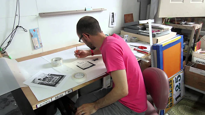 Artist Amze Emmons at Stonefox Editions