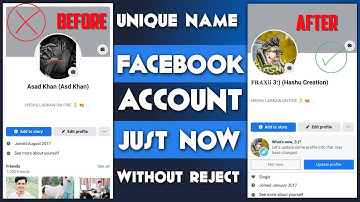 Unique name facebook account just now without reject all problem solved make acount 1 in APEEL 2022