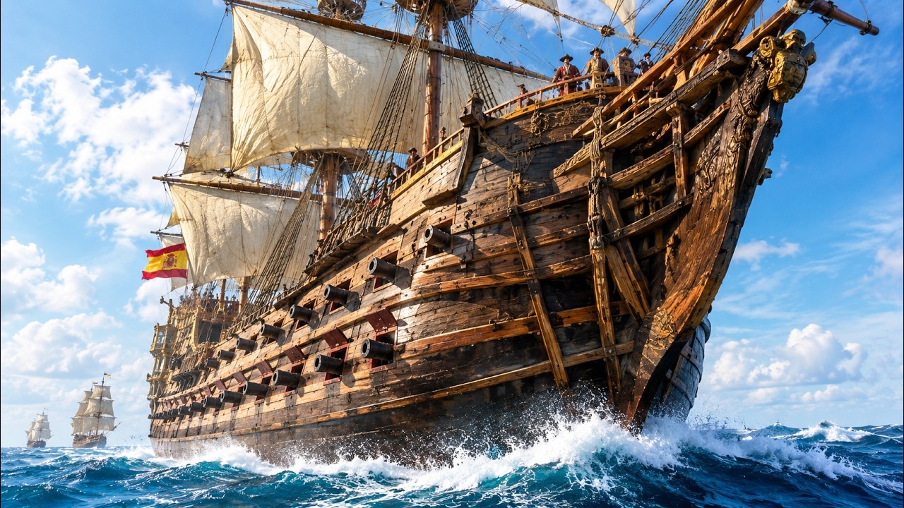 Tàu Galleon Tây Ban Nha Được Đóng Bằng Cách Nào Khi Chưa Có Thép?