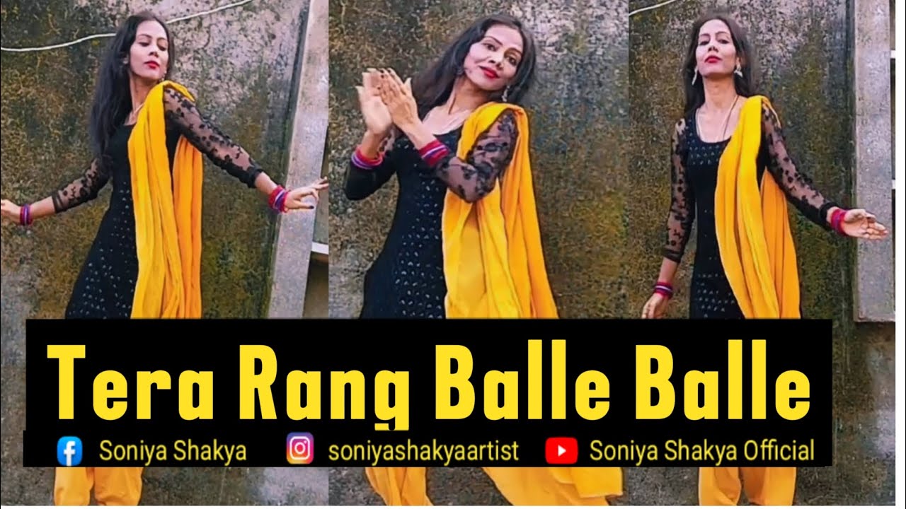 Tera Rang Balle Balle 😍 | Bollywood Viral Song | Soniya Shakya Official| 