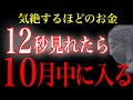 【当選】逃したら2度とないです。12秒見れたら気絶するほどの臨時収入が入り始める金運パワー【金運が上がる音楽・願いが叶う音楽】
