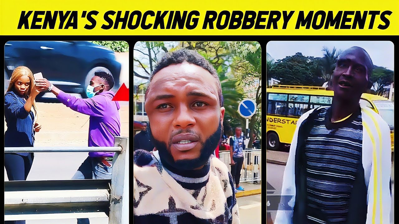 Самые шокирующие моменты ограбления в Найроби, снятые на камеру (ЧАСТЬ 1)
