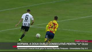 SPORT - HOFMAN, A DOUA DUBLĂ CONSECUTIVĂ PENTRU U CLUJ