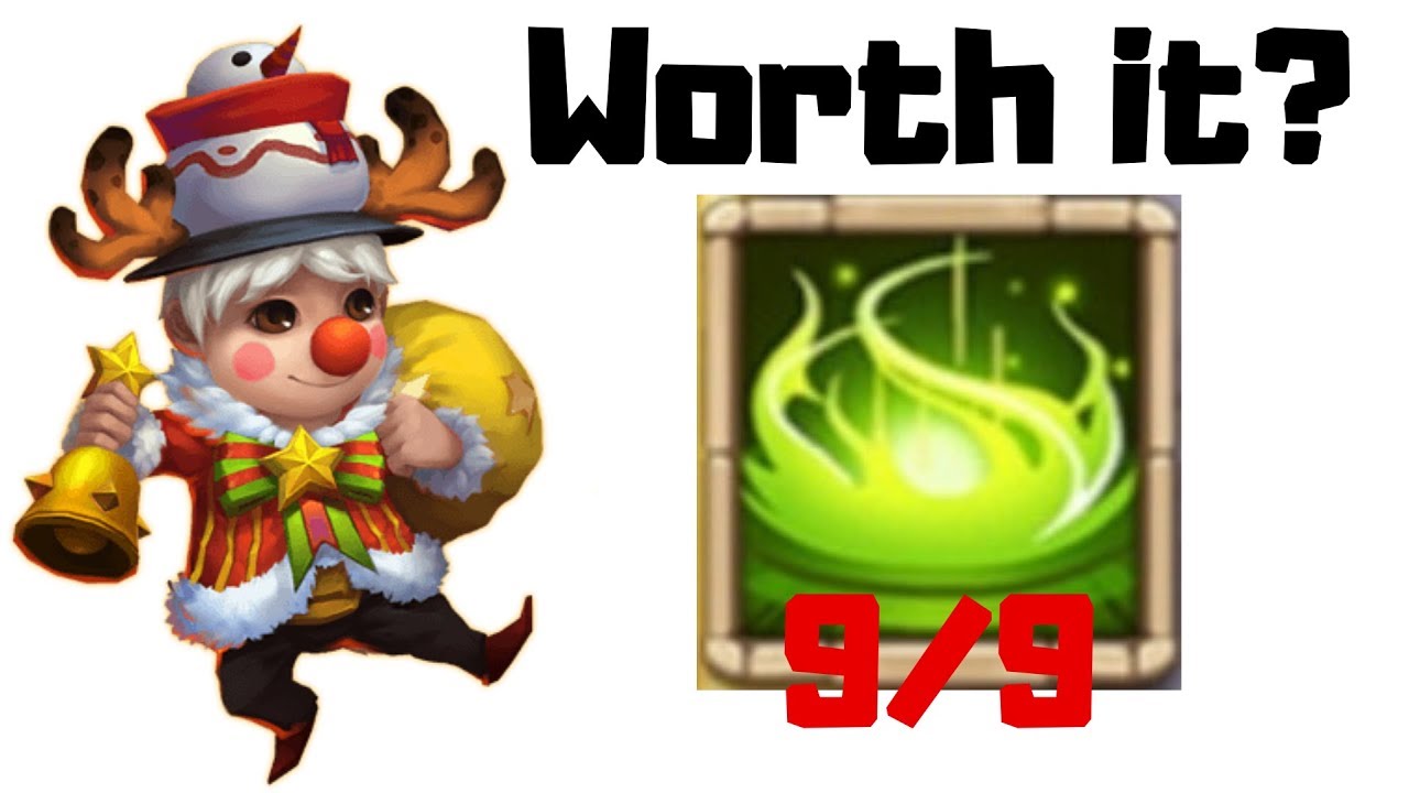 Lil Nick | 9/9 Vigorous fury | 12/12 Skill | Castle Clash