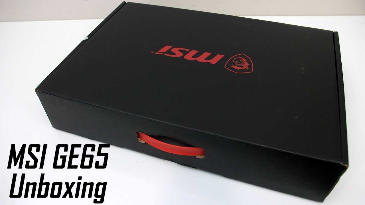 MSI GE65 Gaming Laptop Unboxing!