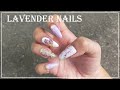 Lavender Nails | Long Natural Nails | selfnail | Philippines🇵🇭