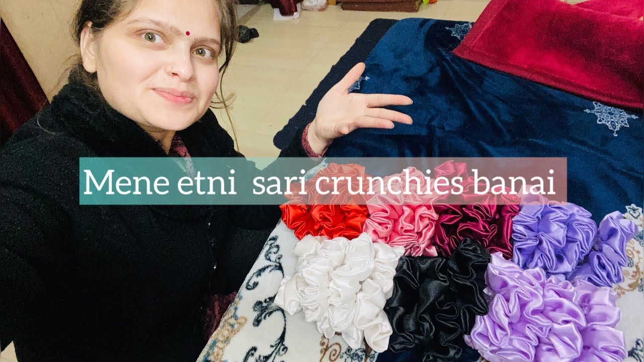 Mene banai etni sari crunches  