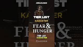 Tier Cahara Di Game Fear & Hunger