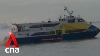 Singapore conducts multi-agency exercise to test ferry mishap readiness and response