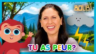Apprends à ne plus avoir peur de l'orage ! | Comptine avec paroles | Les Amis de Boubi