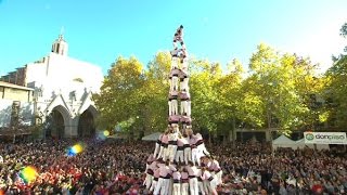 The biggest human tower ever seen