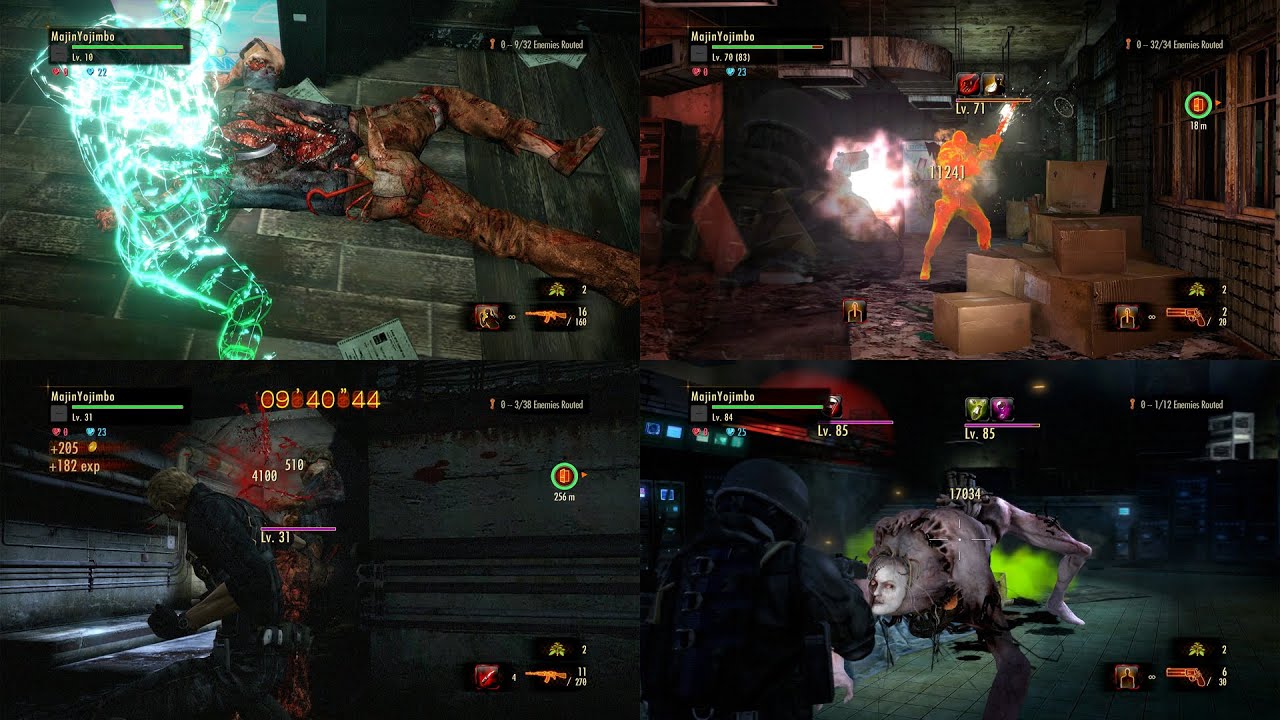 RESIDENT EVIL REVELATIONS 2 [PS4] RAID MODE - Gauntlet VII - Hard + Ω - Cipher / HUNK / Wesker
