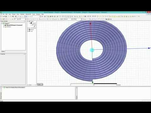 Ansys Maxwell - HFSS How to model helix circular coil for WPT