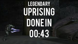 Uprising Legendary Speedrun Co-op WR 00:43 with skulls