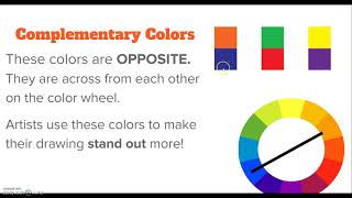 Complentary Colors: 3rd Grade